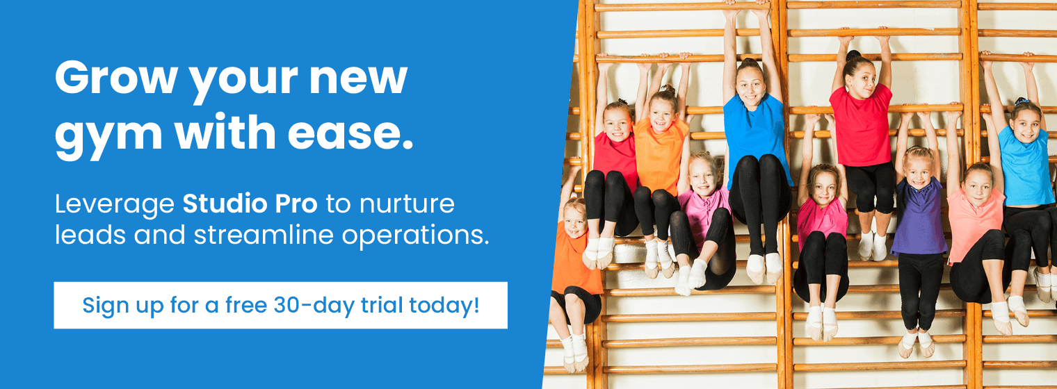 Grow your new gym with ease. Leverage Studio Pro to nurture leads and streamline operations. Sign up for a free 30-day trial today!