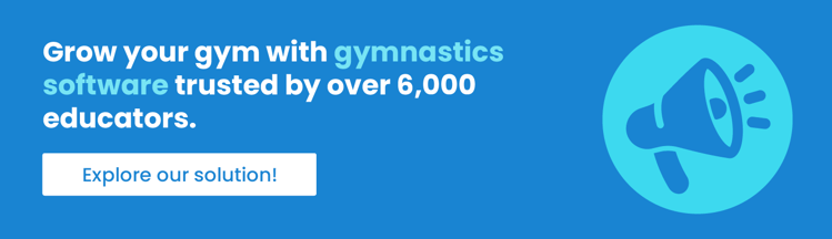 Grow your gym with gymnastics software trusted by over 6,000 educators. Explore our solution!