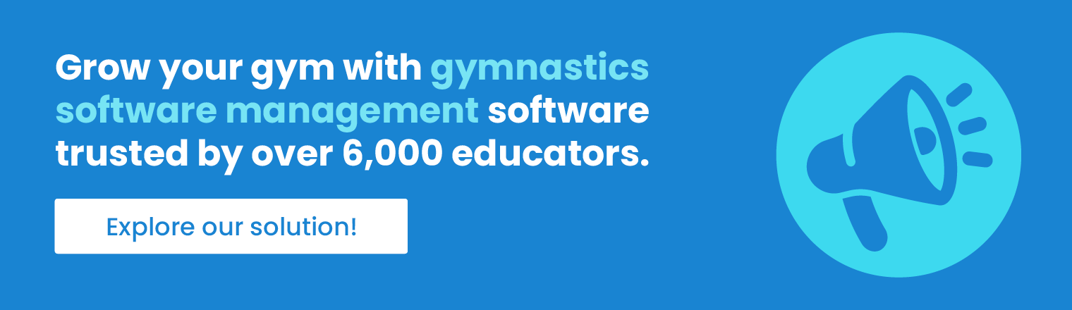 Grow your gym with gymnastics software management software trusted by over 6,000 educators. Explore our solution!