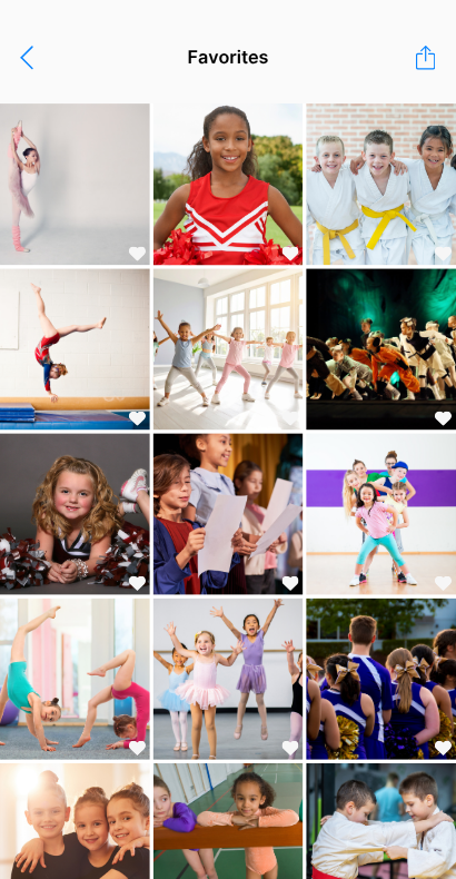 iphone favorites graphic