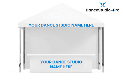An example dance studio booth.